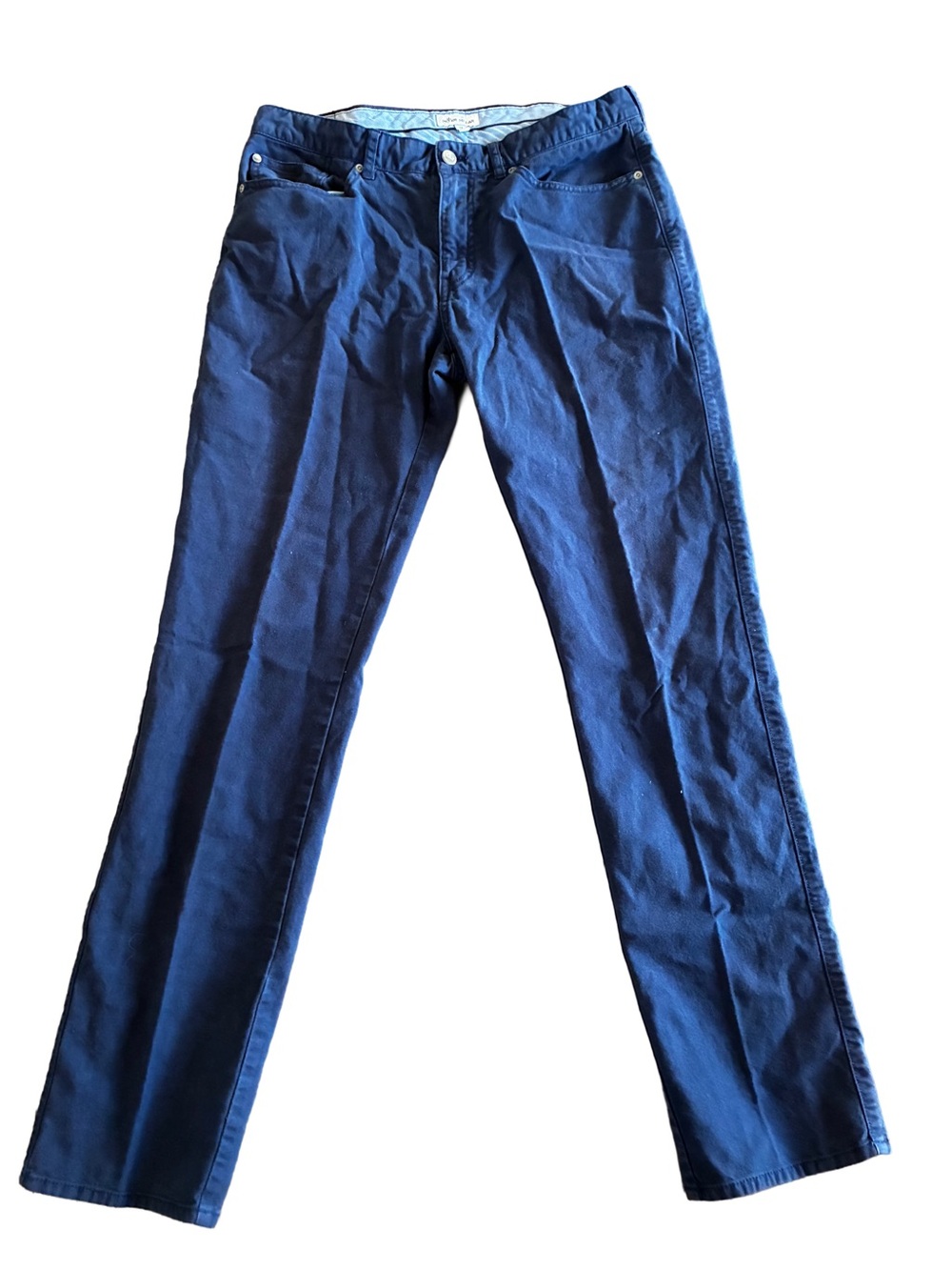 Peter Millar Navy 5 Pocket Pants 34x32 Golf Travel Casual